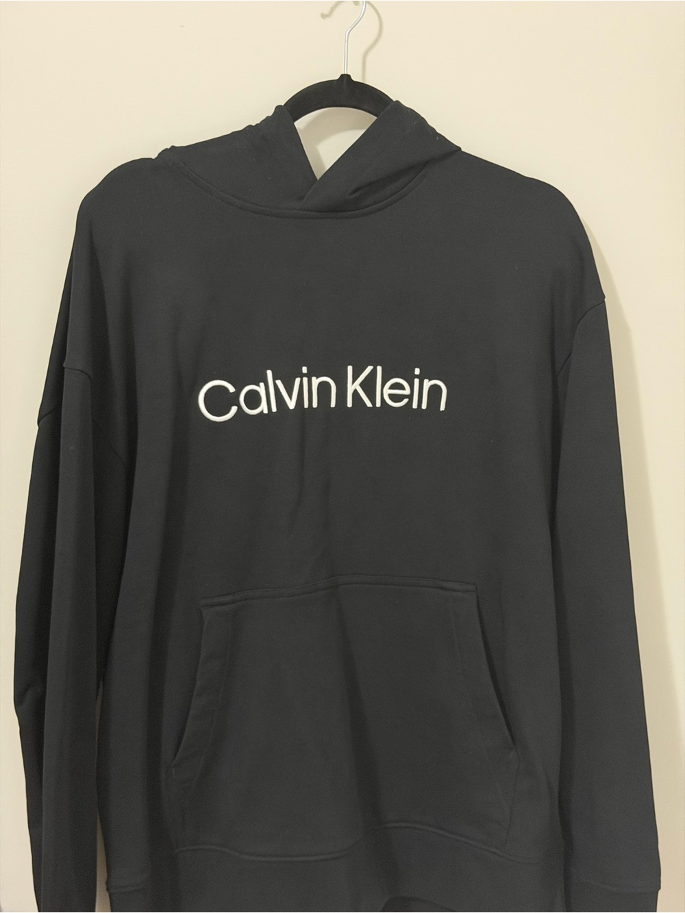 Calvin Klein Black Hoodie with White Logo